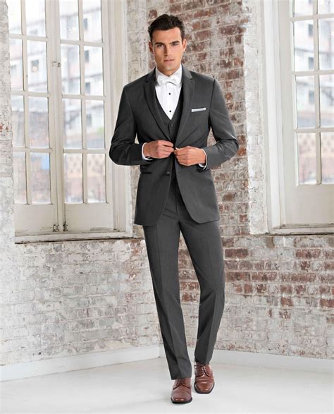 michael kors ultra slimsterling wedding suit|Michael Kors modern gray suit.